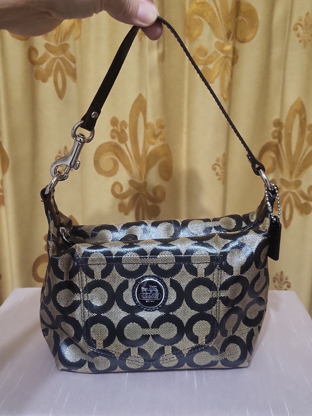 Coach Signature C Pattern Mini Shoulder Bag
